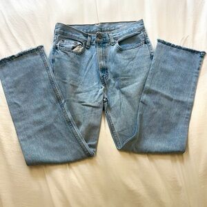 George Women's Straight Leg Jeans - Light Blue